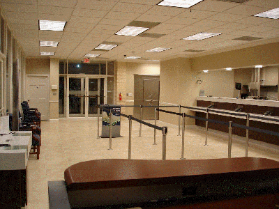 Bank lobby remodel
