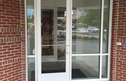 PNC Bank door after ATM lobby remodel